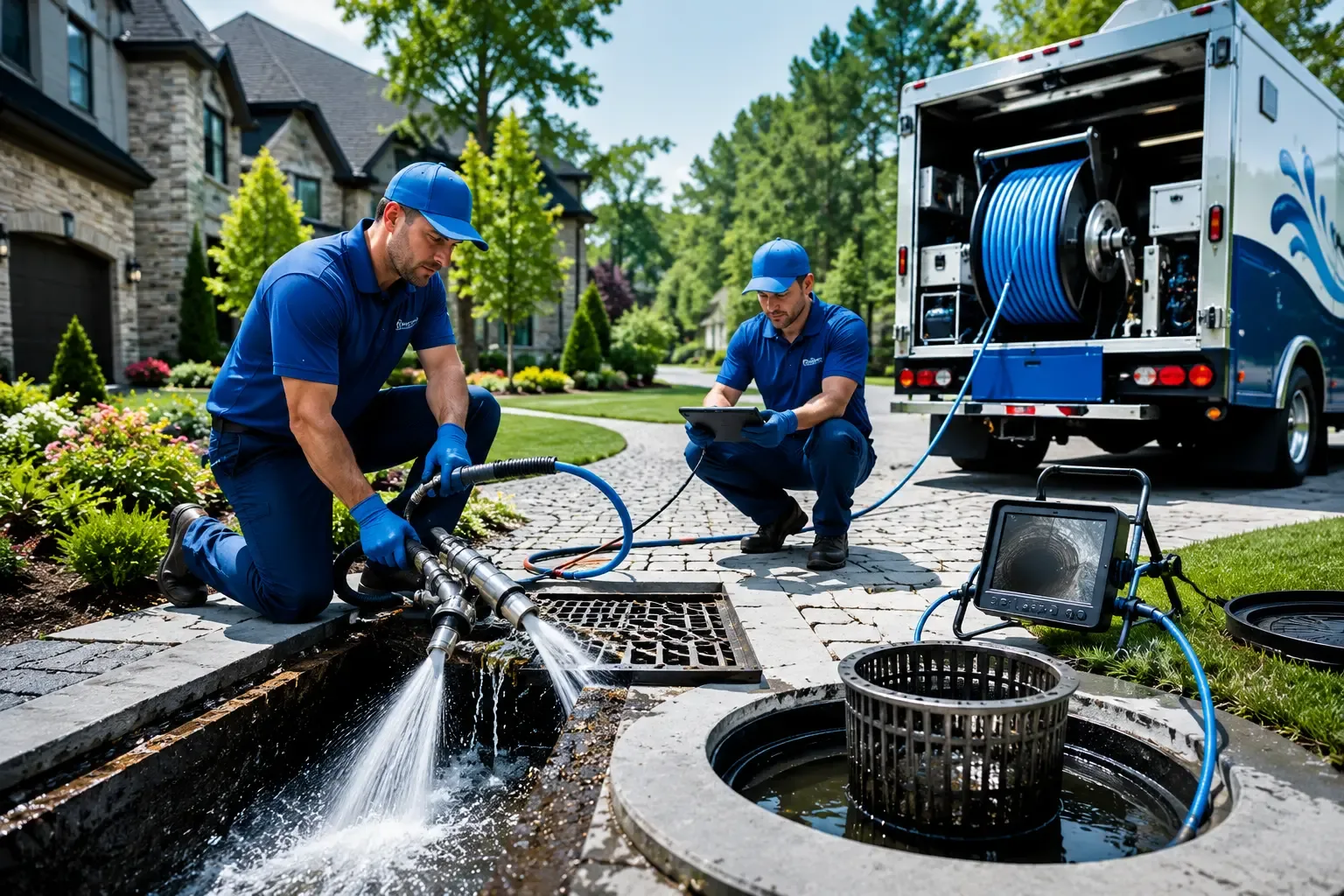 Local outdoor drain cleaning professionals in Roscoe, IL